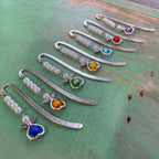 Pearl Round Crystal Angel Bookmarks