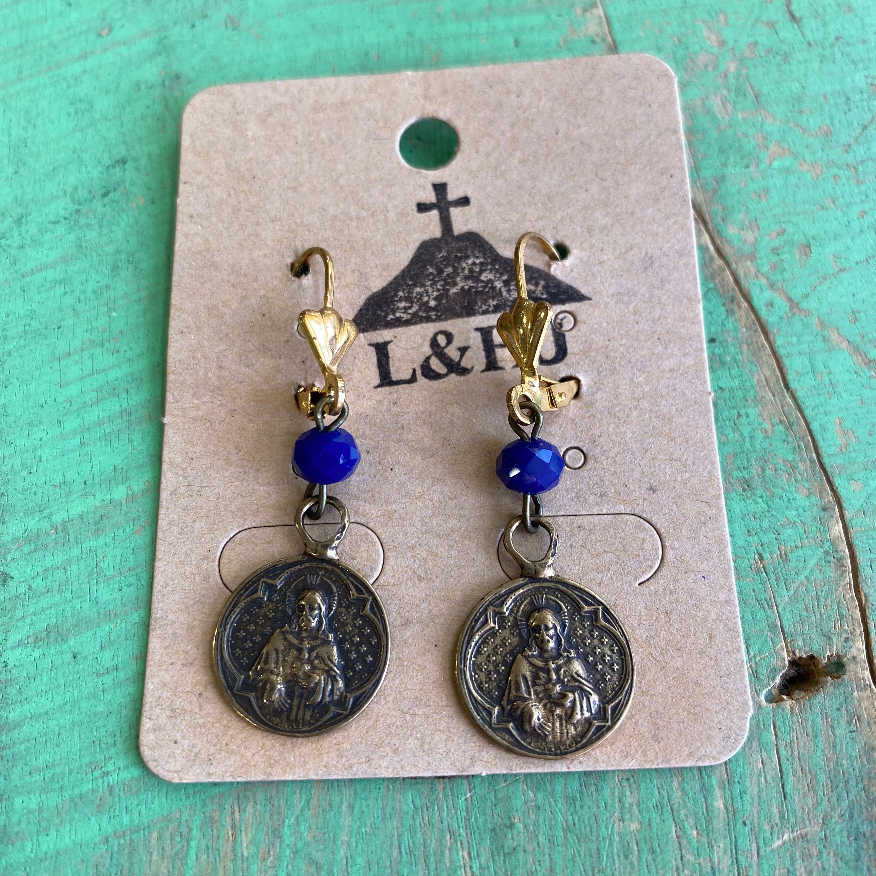 Brass Jerusalem Cross Necklace