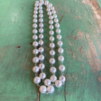 Linked Shell Pearl Necklaces