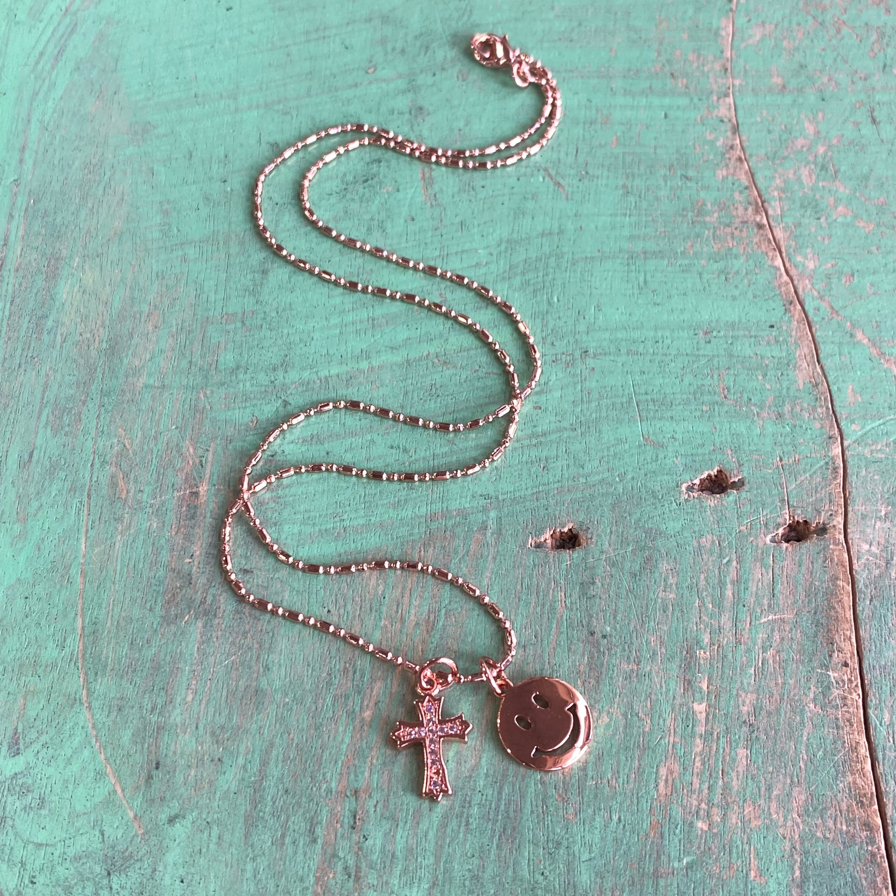 Rose Gold Happy Faith Set