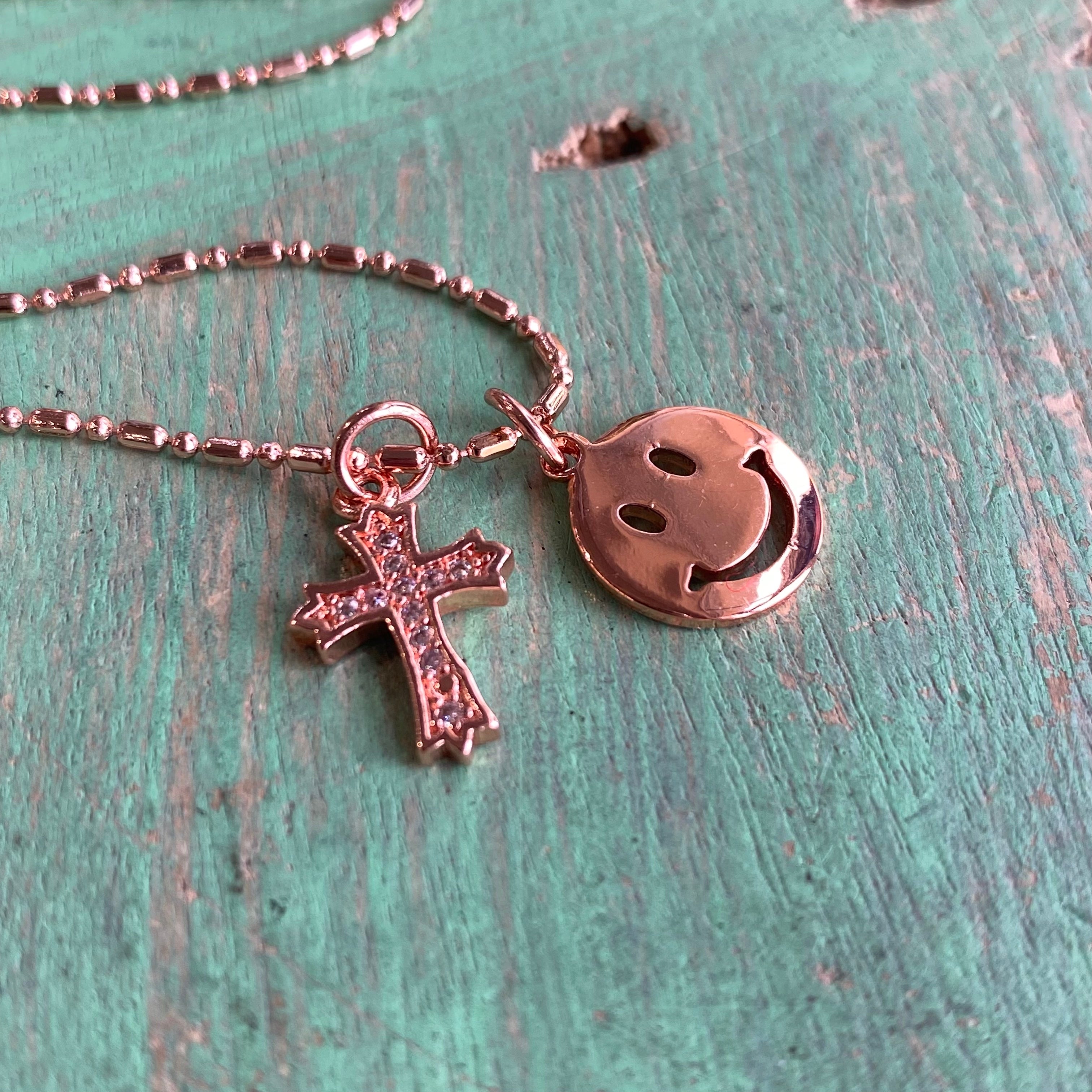 Rose Gold Happy Faith Set