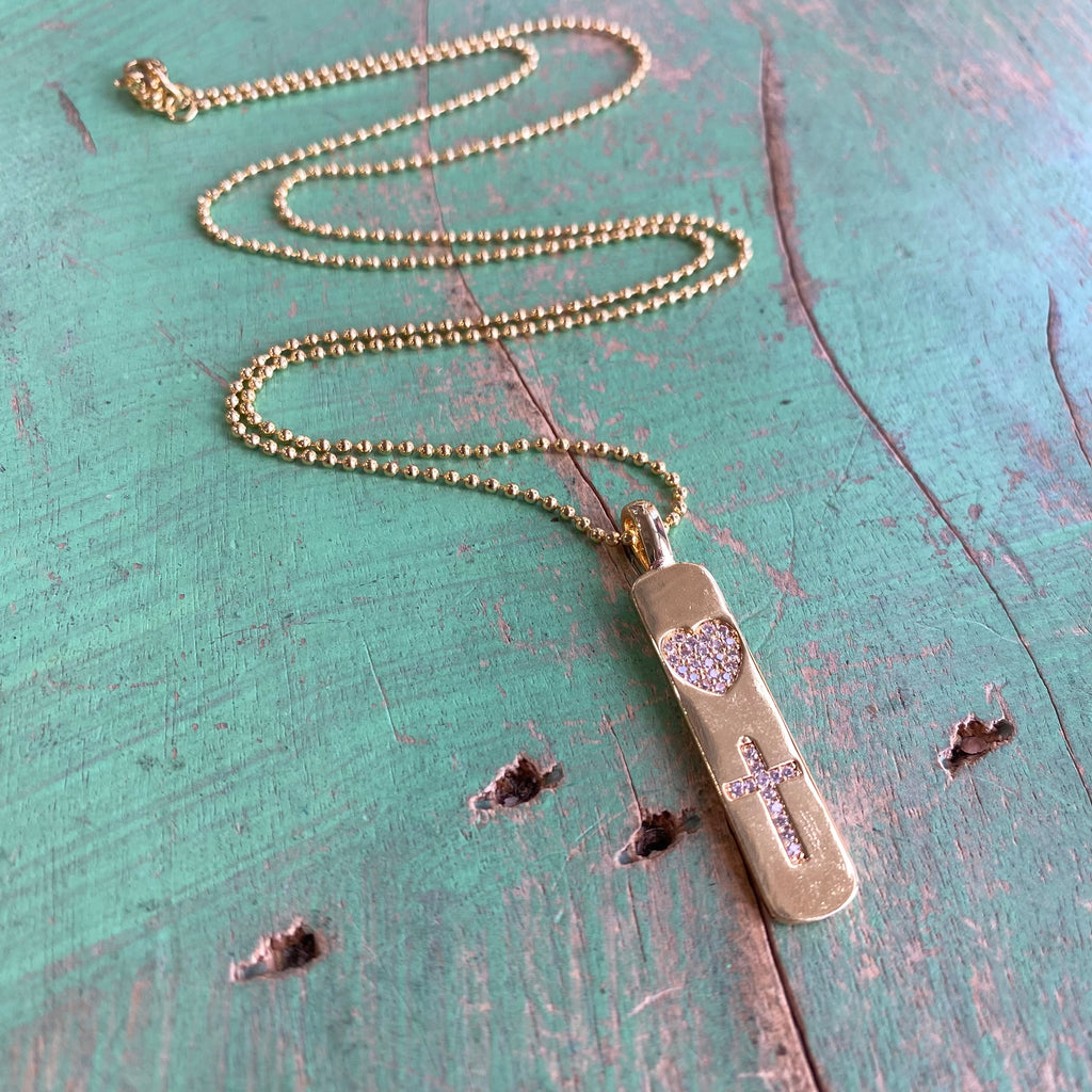 Love and Honor Jesus Chain Necklace