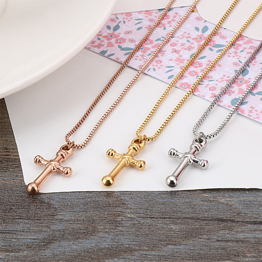 Stainless Steel Adjustable Chain with Small Cross