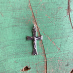 Sterling Silver Small and Large Crucifix