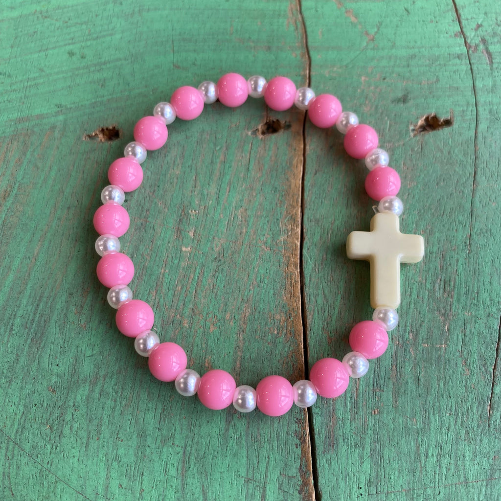 Girl's Pastel Prayers Bracelet