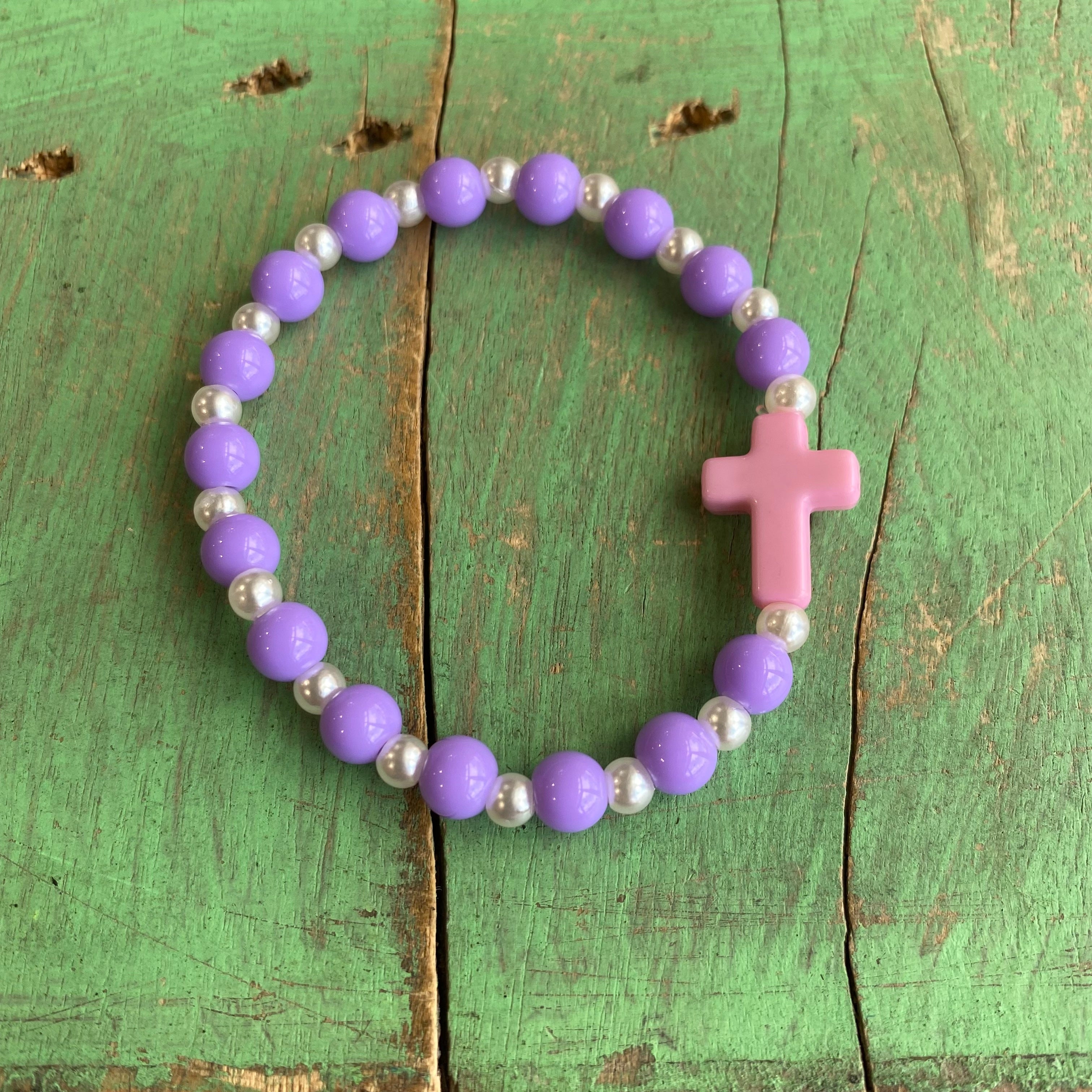 Girl's Pastel Prayers Bracelet
