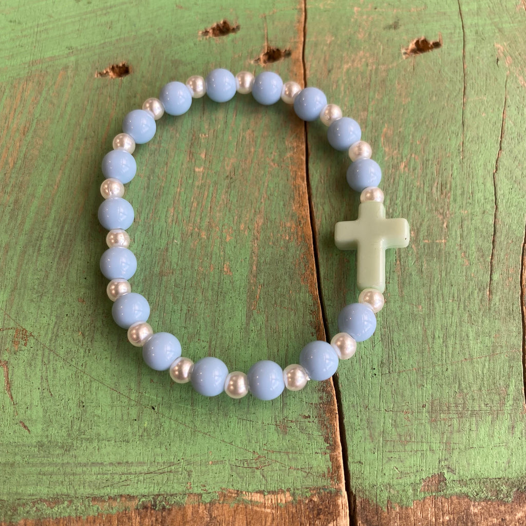 Girl's Pastel Prayers Bracelet