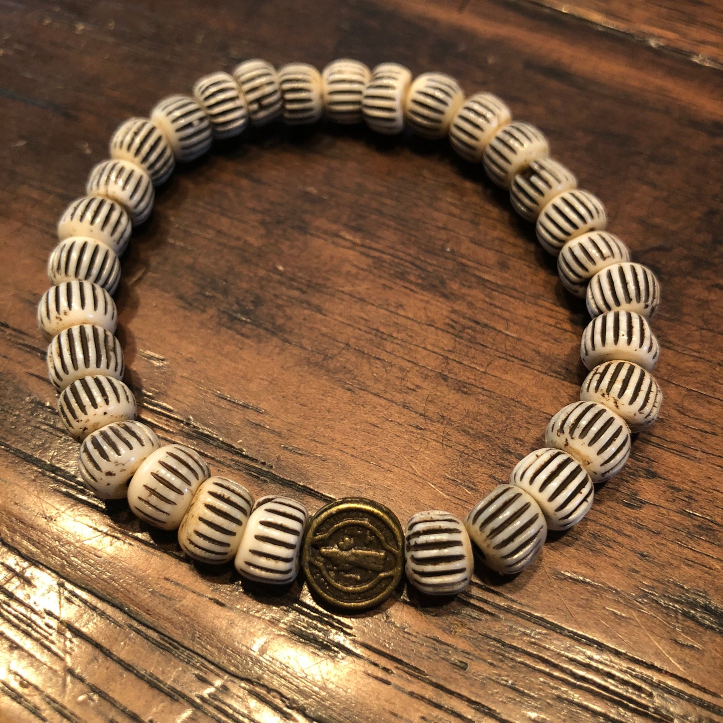 Striped Bone Protection Bracelet