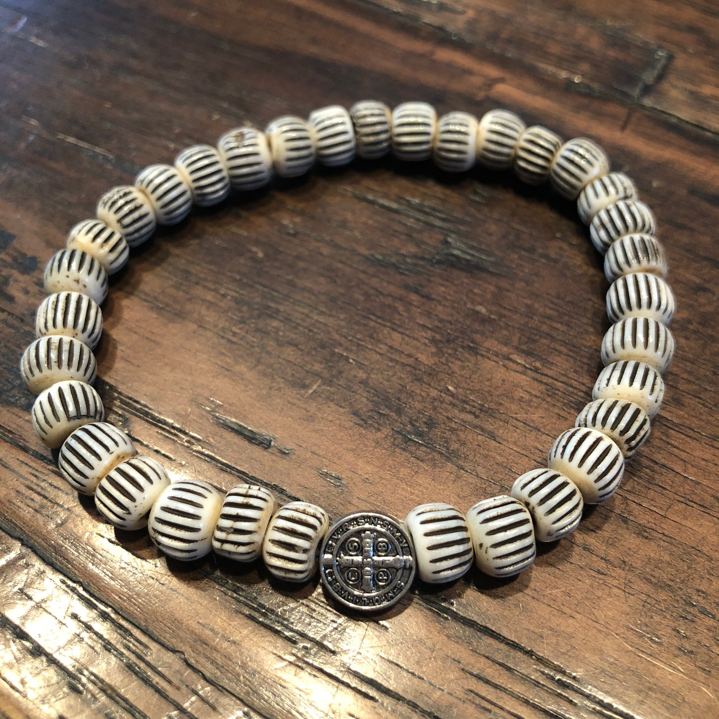 Striped Bone Protection Bracelet