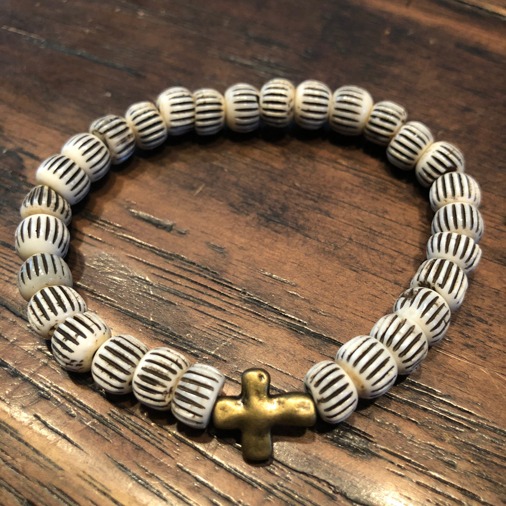 Striped Bone Protection Bracelet