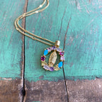 Blessed Mother Necklace and Earrings