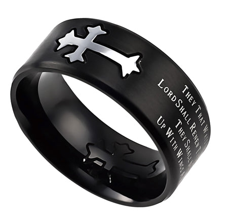 Neo Black "Strength" Ring