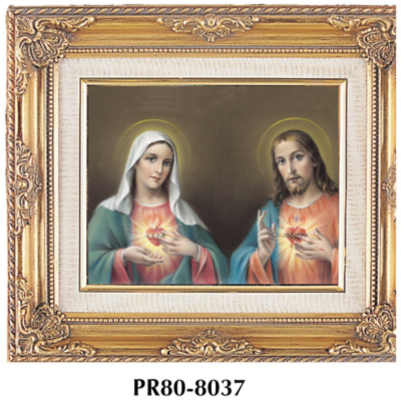 Sacred Heart and Immaculate Heart Art