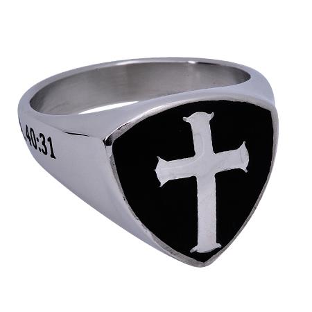 Shield Cross Ring