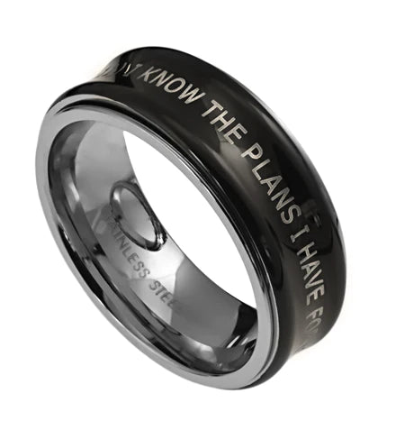 Spinner Black Jer 29:11 Ring