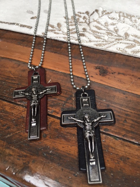 Men's Big Crucifix Necklace