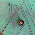 Sterling Silver Colorful OLG Necklace
