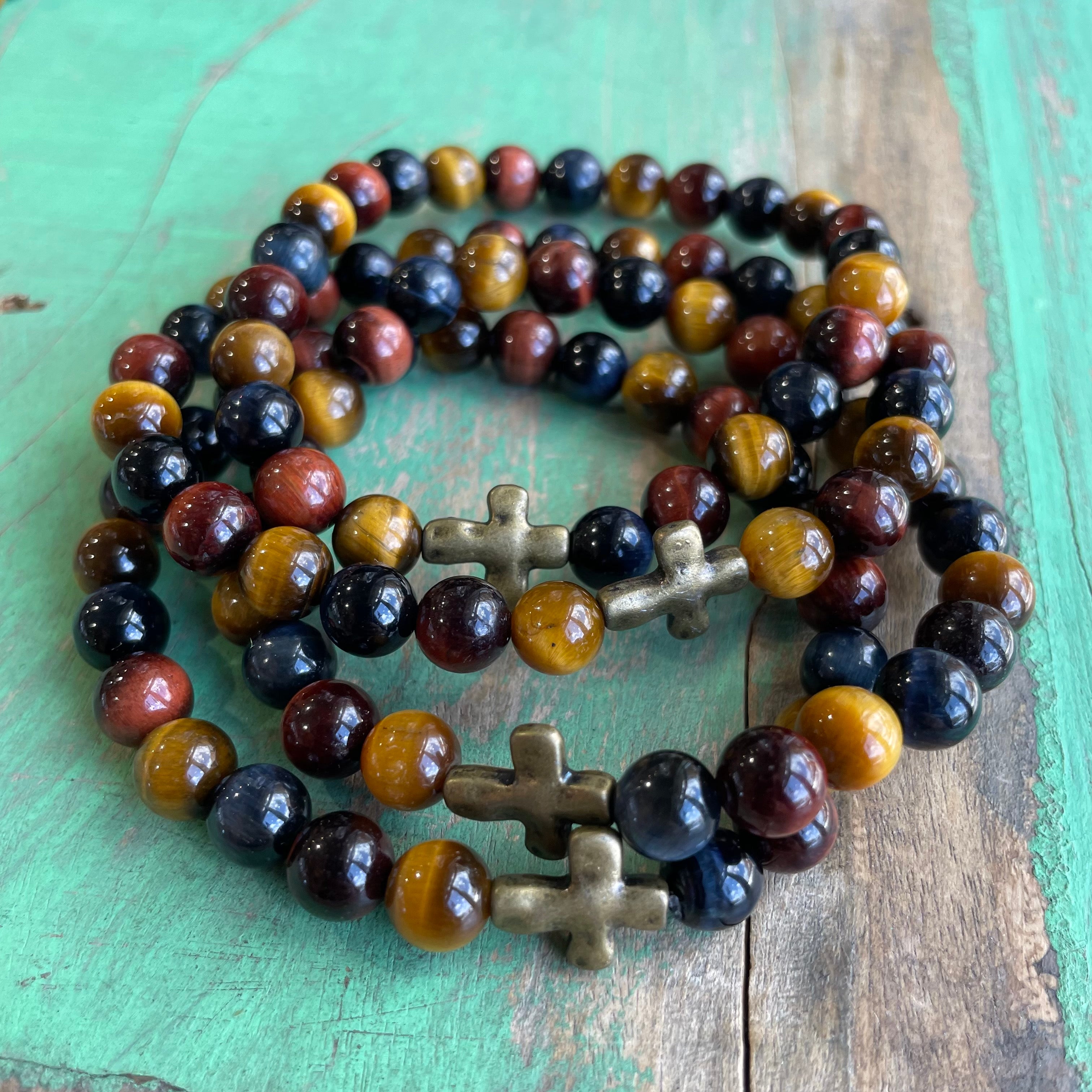 Tiger Eye Faith Bracelet