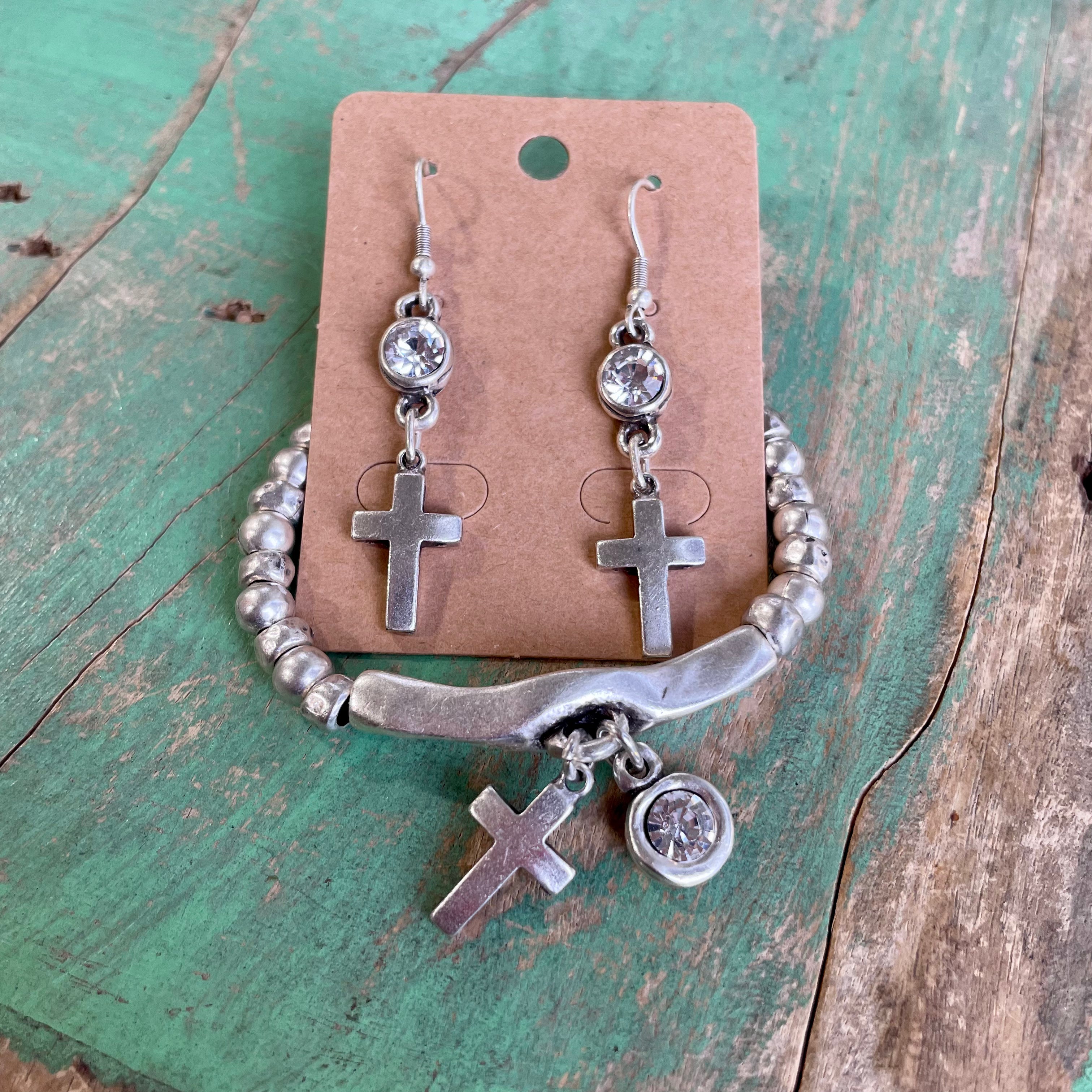 Crystal Cross Faith Pieces