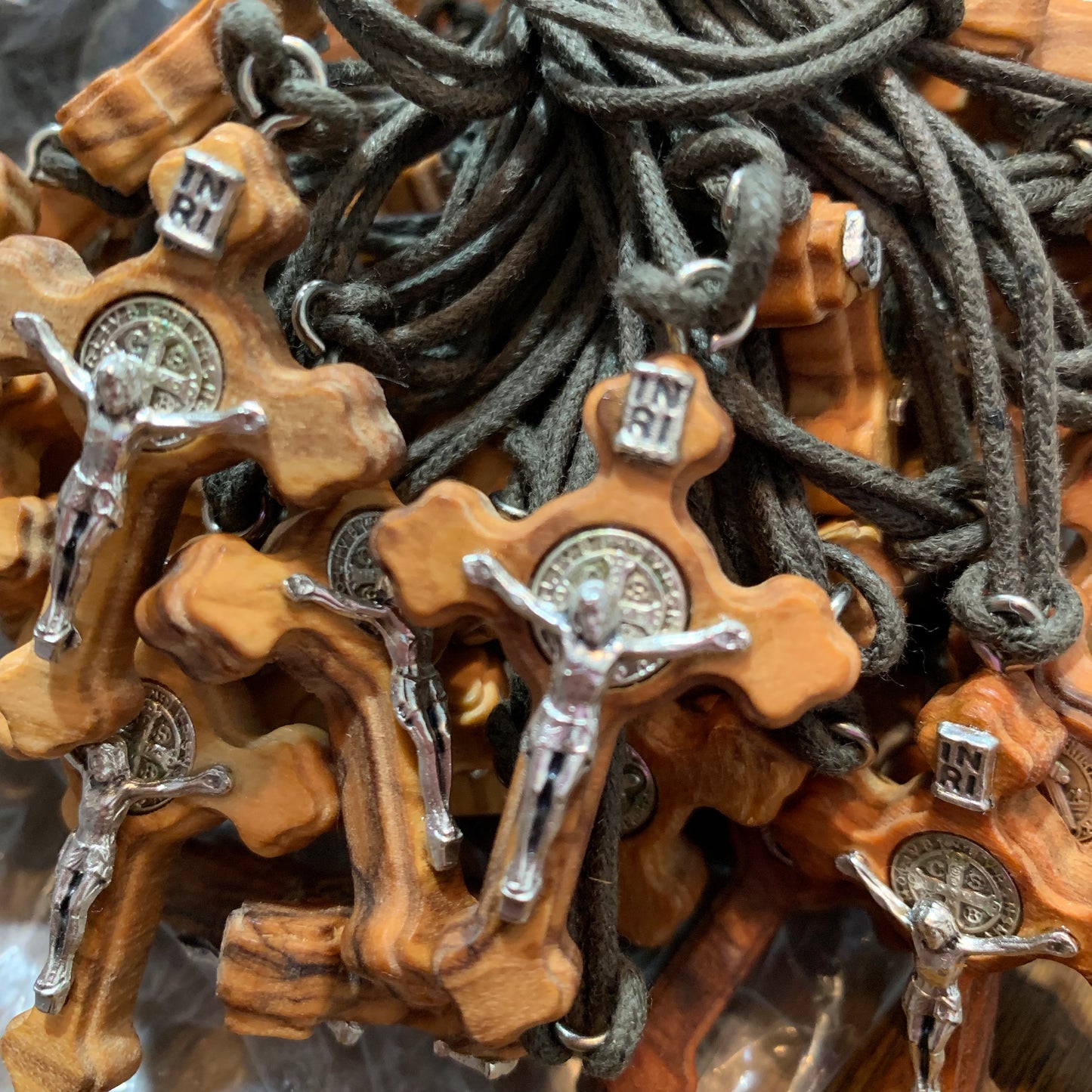 Olive Wood Cord Necklaces