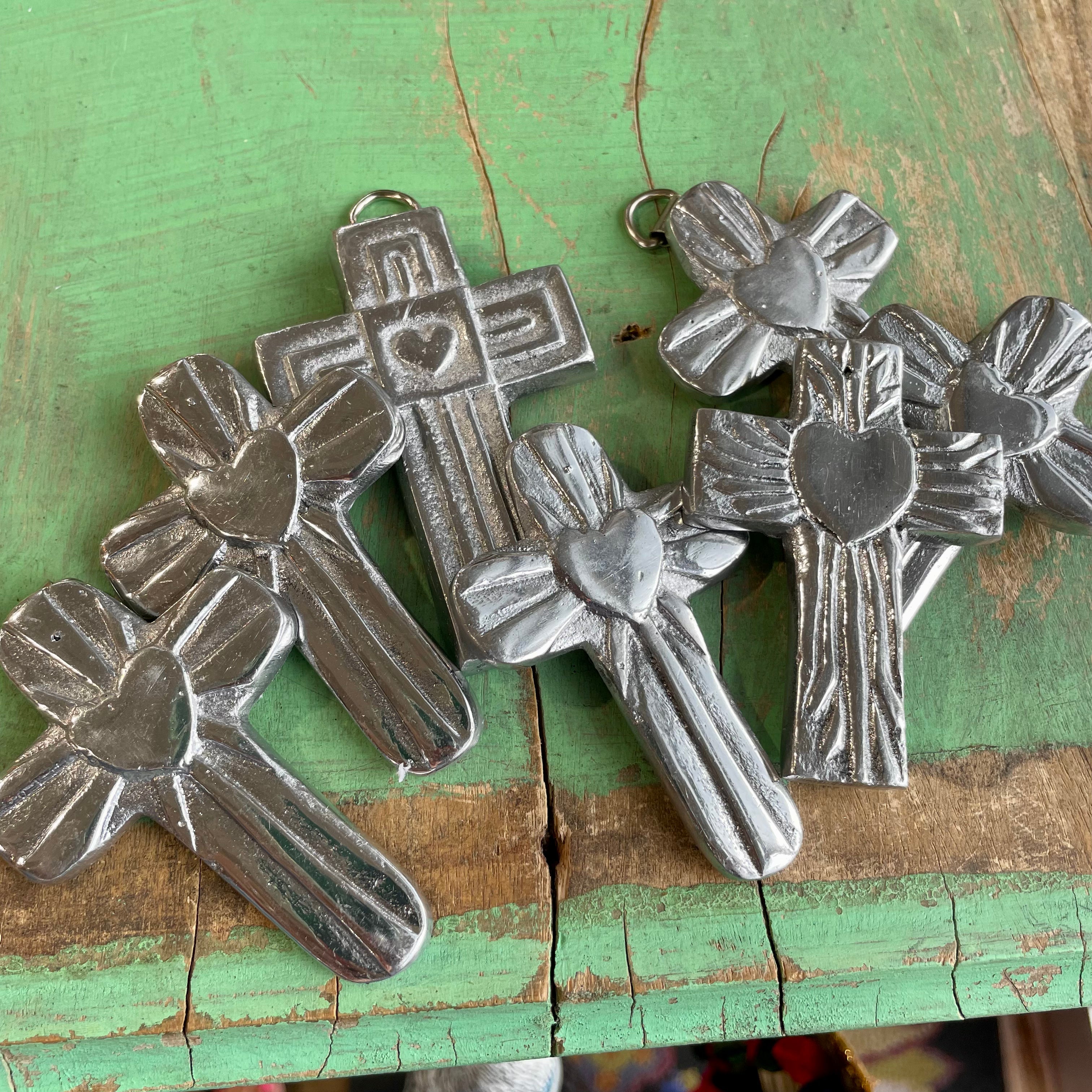 Mini Pewter Cross
