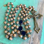 Brass Crucifix Signature Necklace