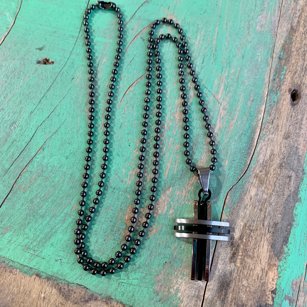 Gunmetal St Benedict Ball Chain