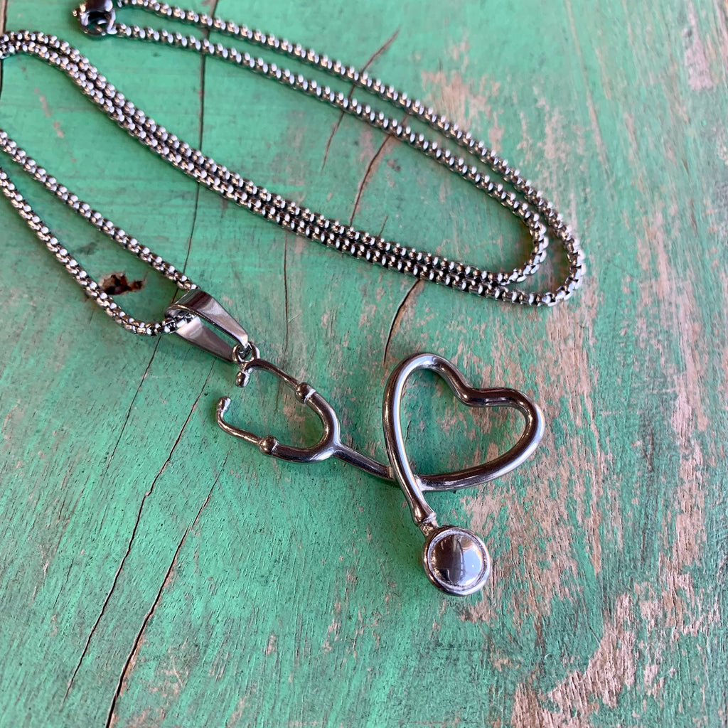 Stethoscope Love Necklace
