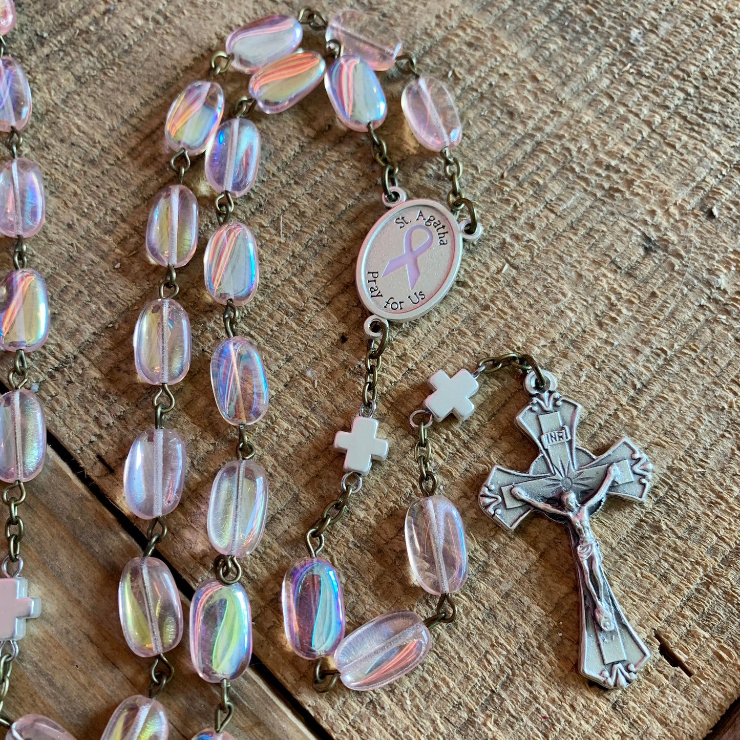 St Agatha Breast Cancer Awareness Rosary