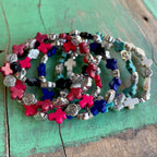 Cross Bead Blessings Bracelet