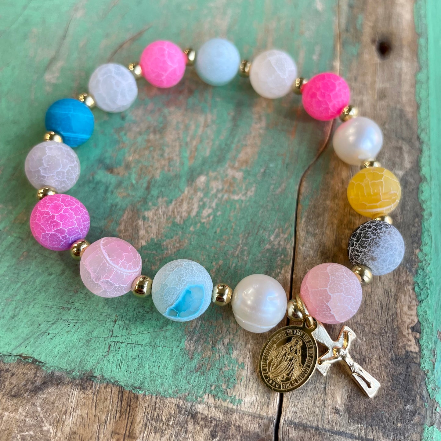 Colorful Rosary Bracelet