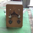 Capped Pearl Earrings