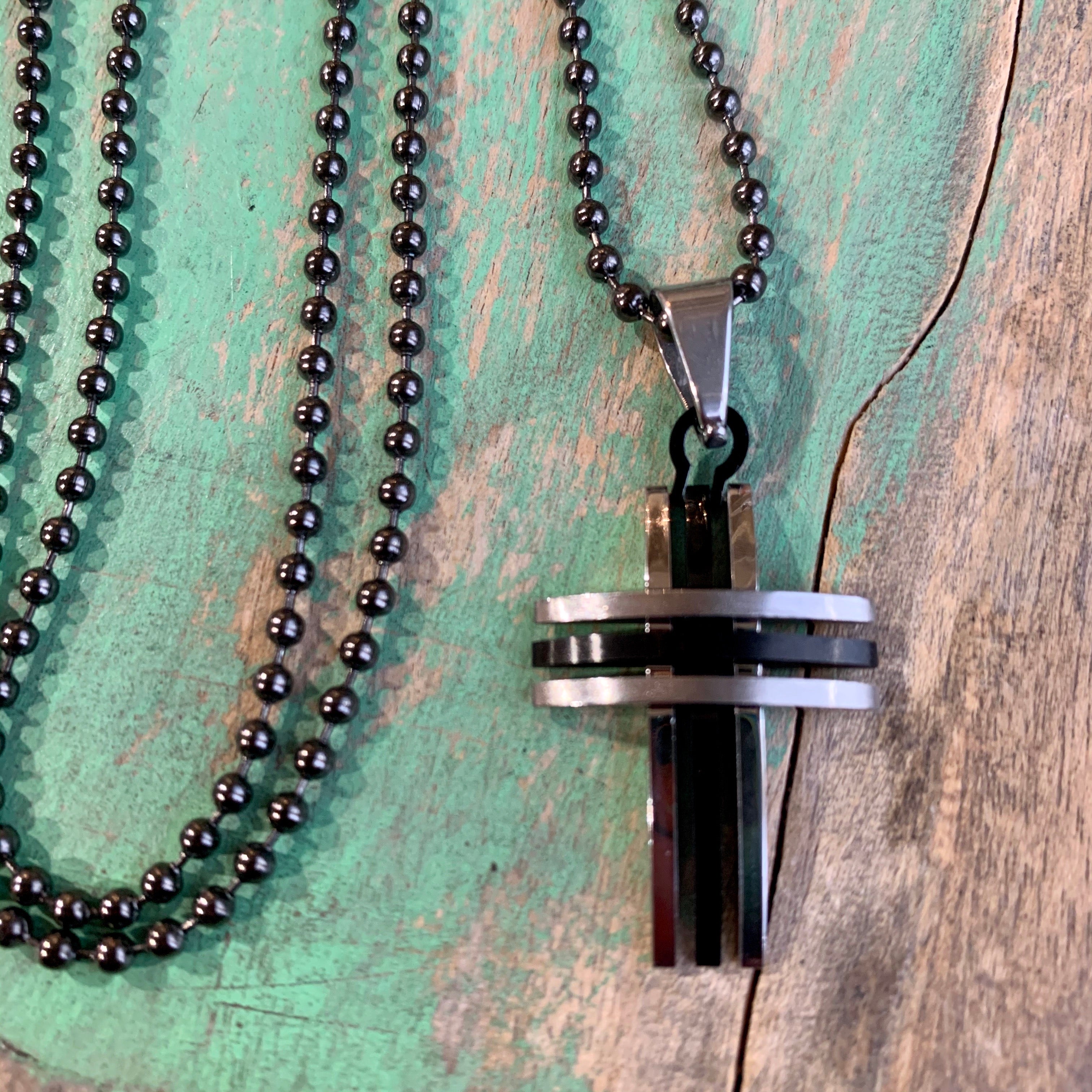 Gunmetal St Benedict Ball Chain