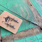 Faith Cross Necklace and Earrings