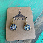 Pave Cross Faith Necklace and Earrings