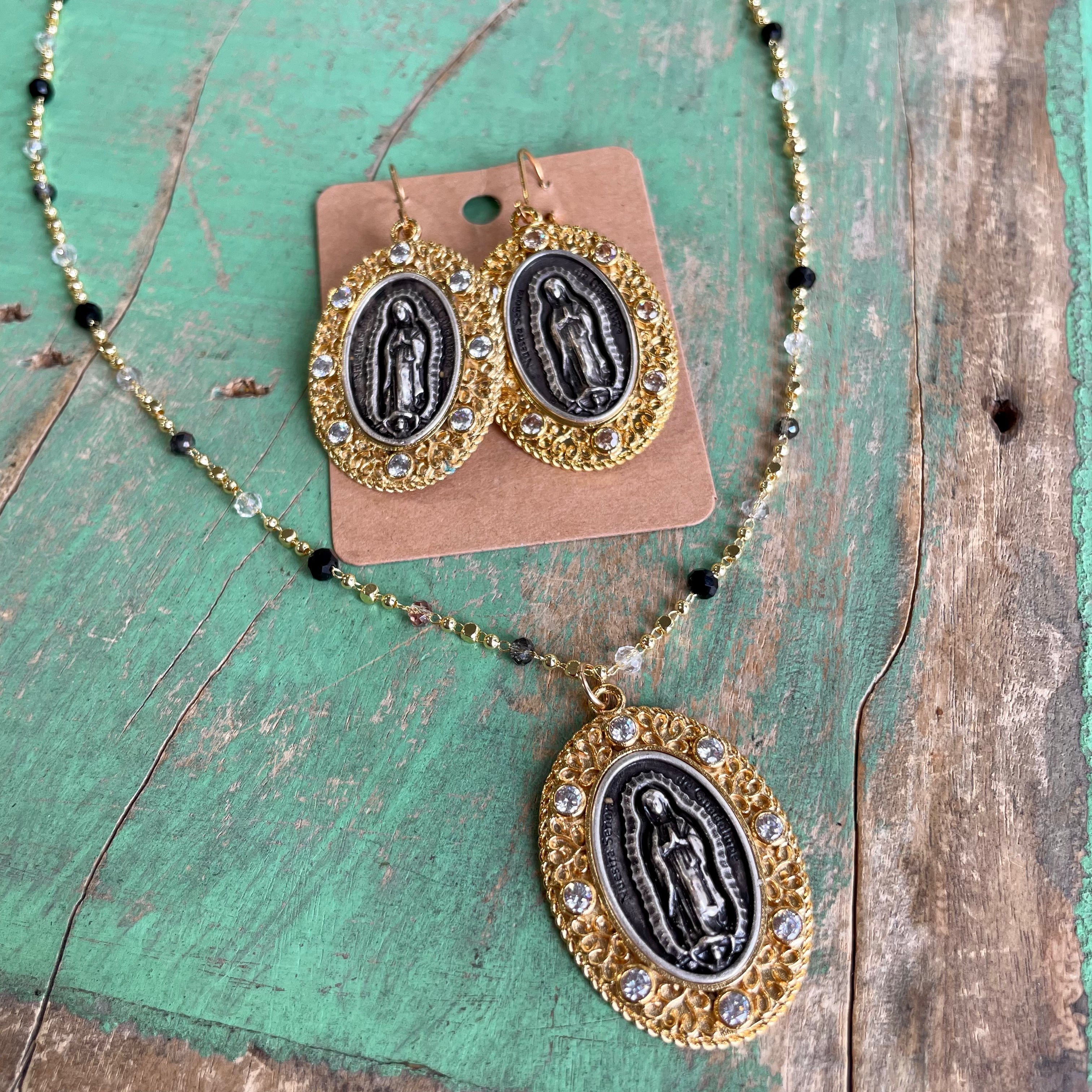 Elegant OLG CZ Necklace and Earrings