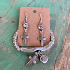 Crystal Cross Faith Pieces