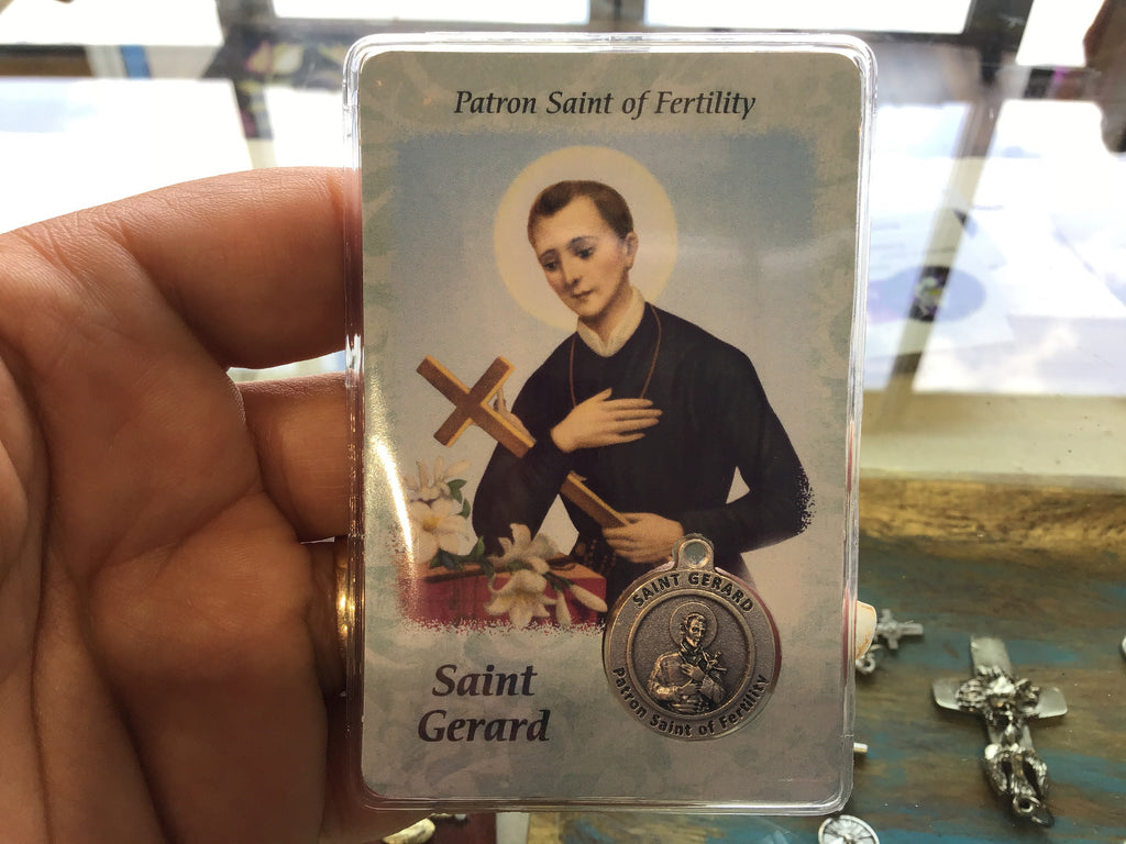 Healing Saints Prayer Cards with Medals