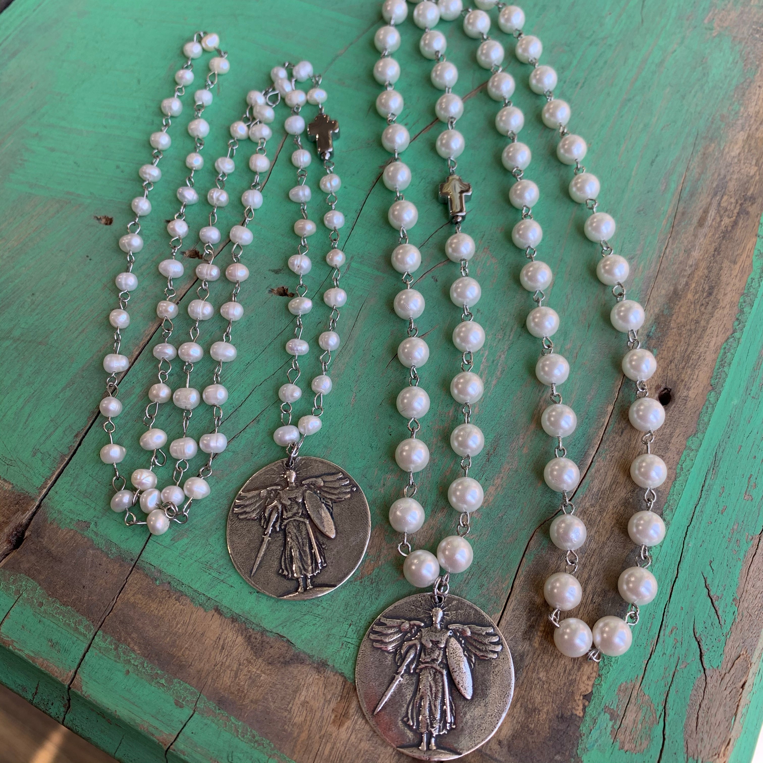 St Michael Pearl Set