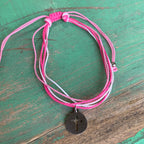 Six Cord Cross Bracelet