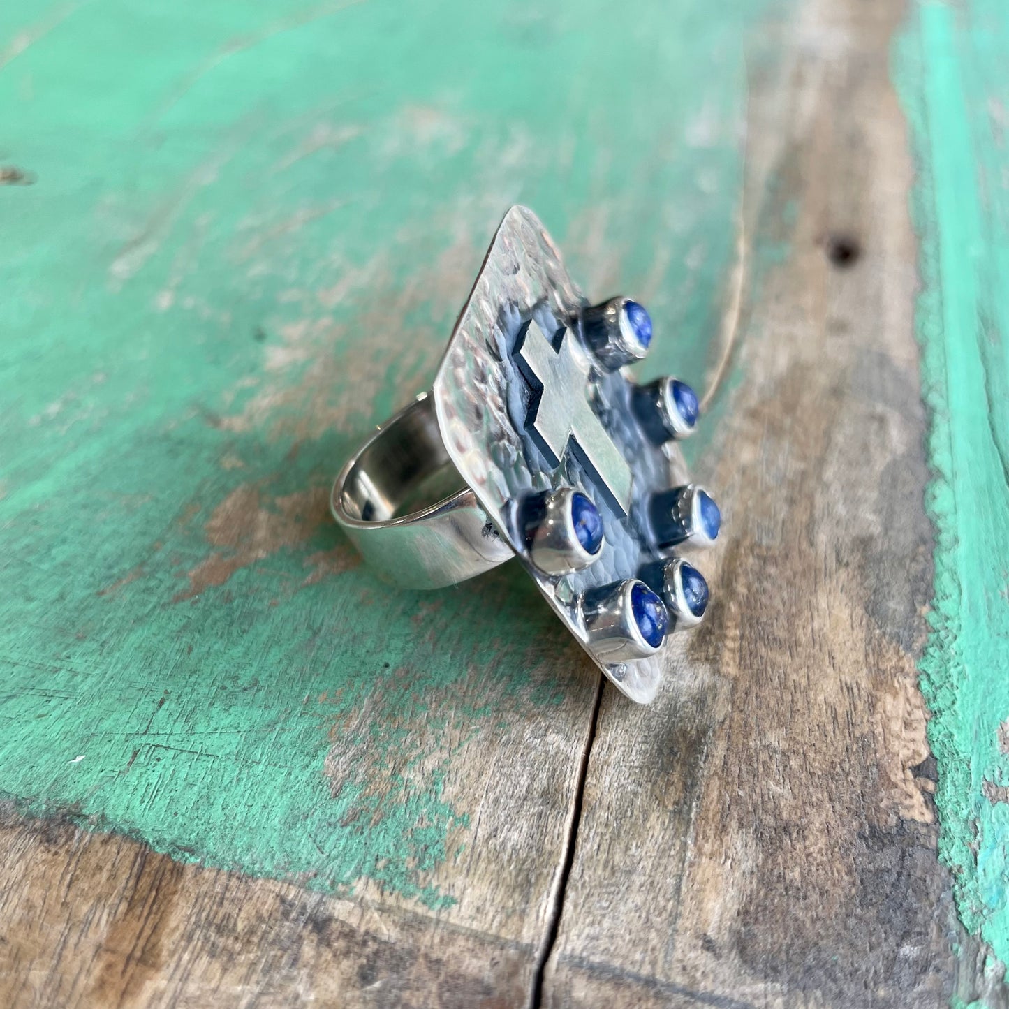 Square Lapis Ring