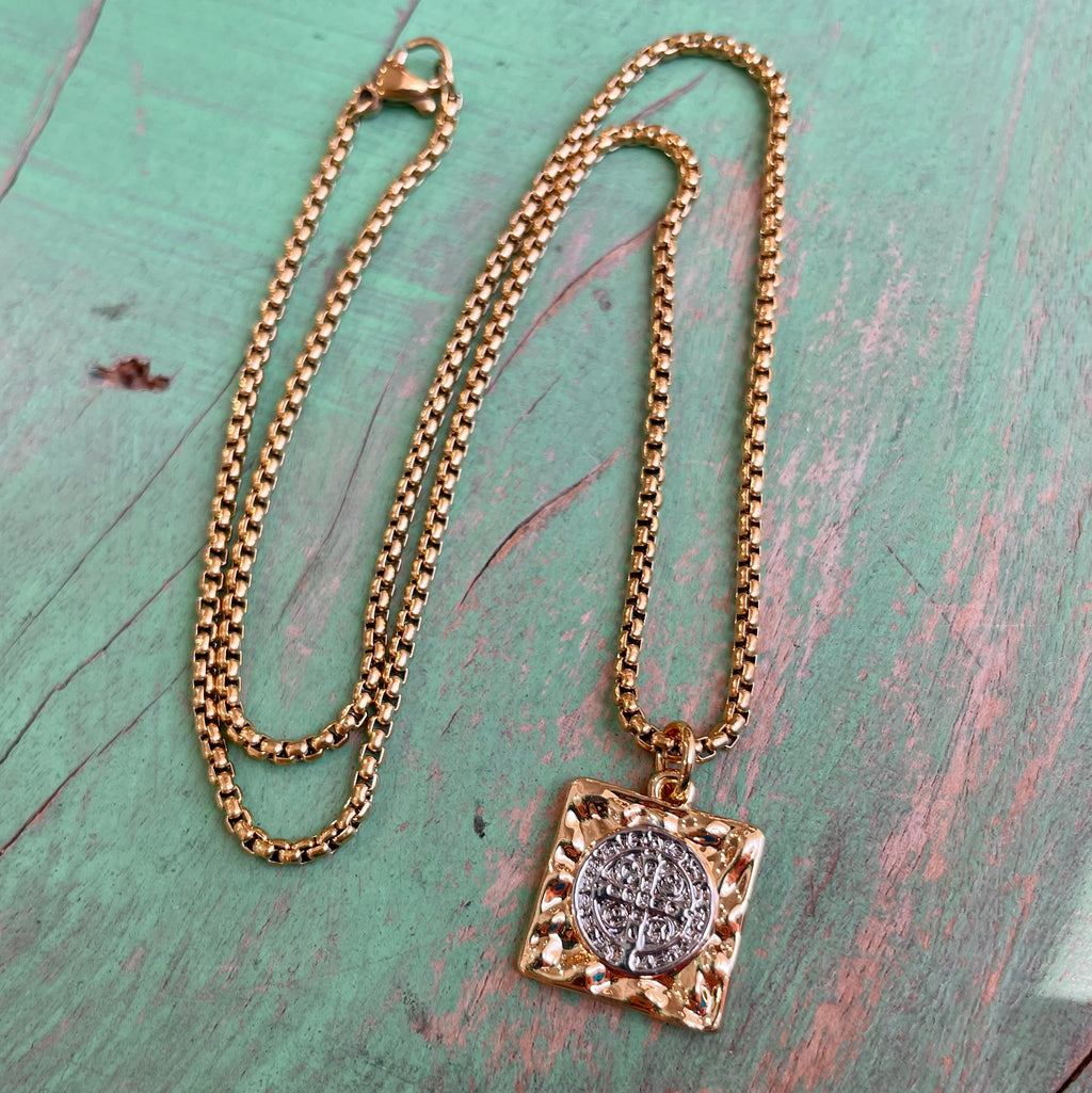 Two Toned Square St Benedict Set