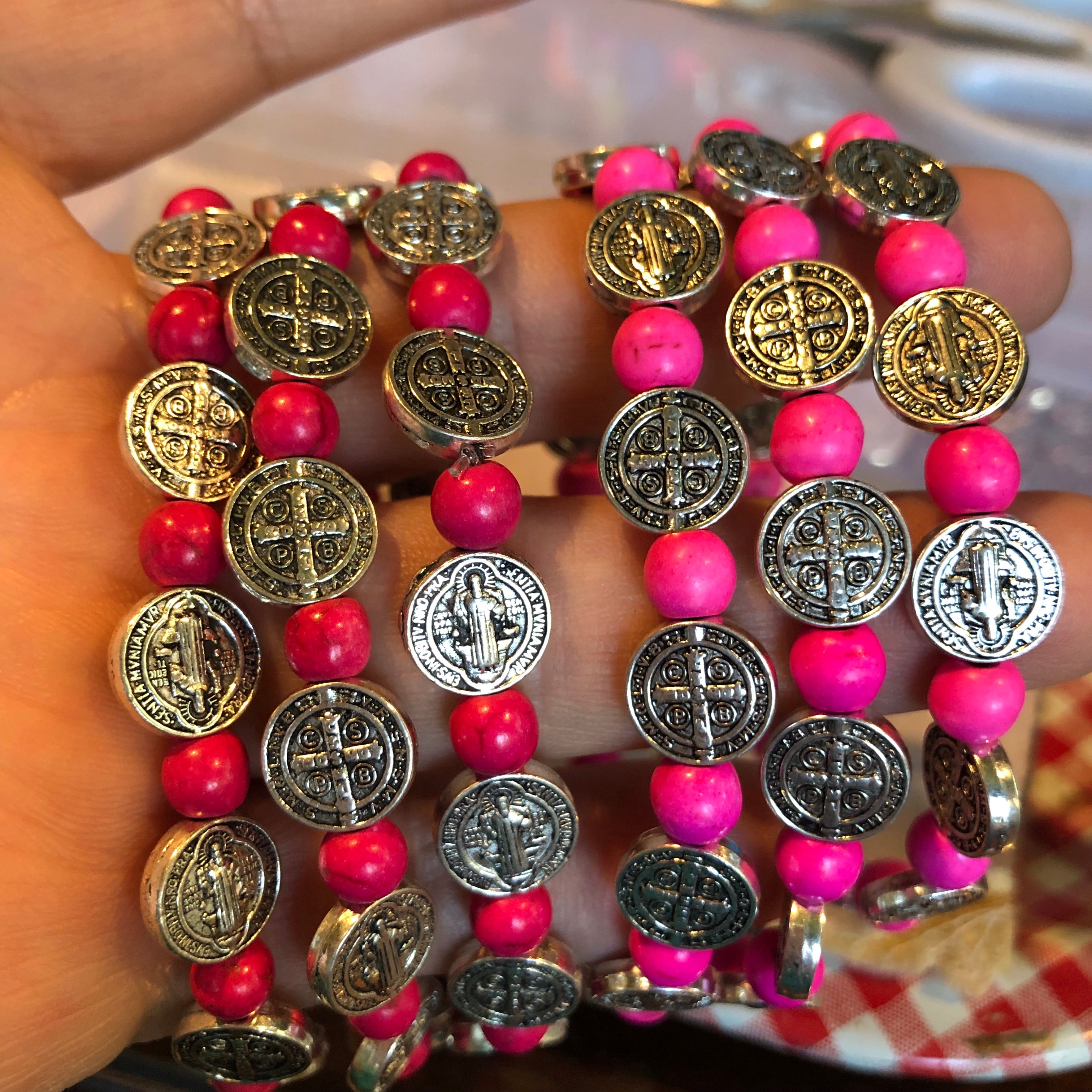 Round Bead Blessings Bracelet