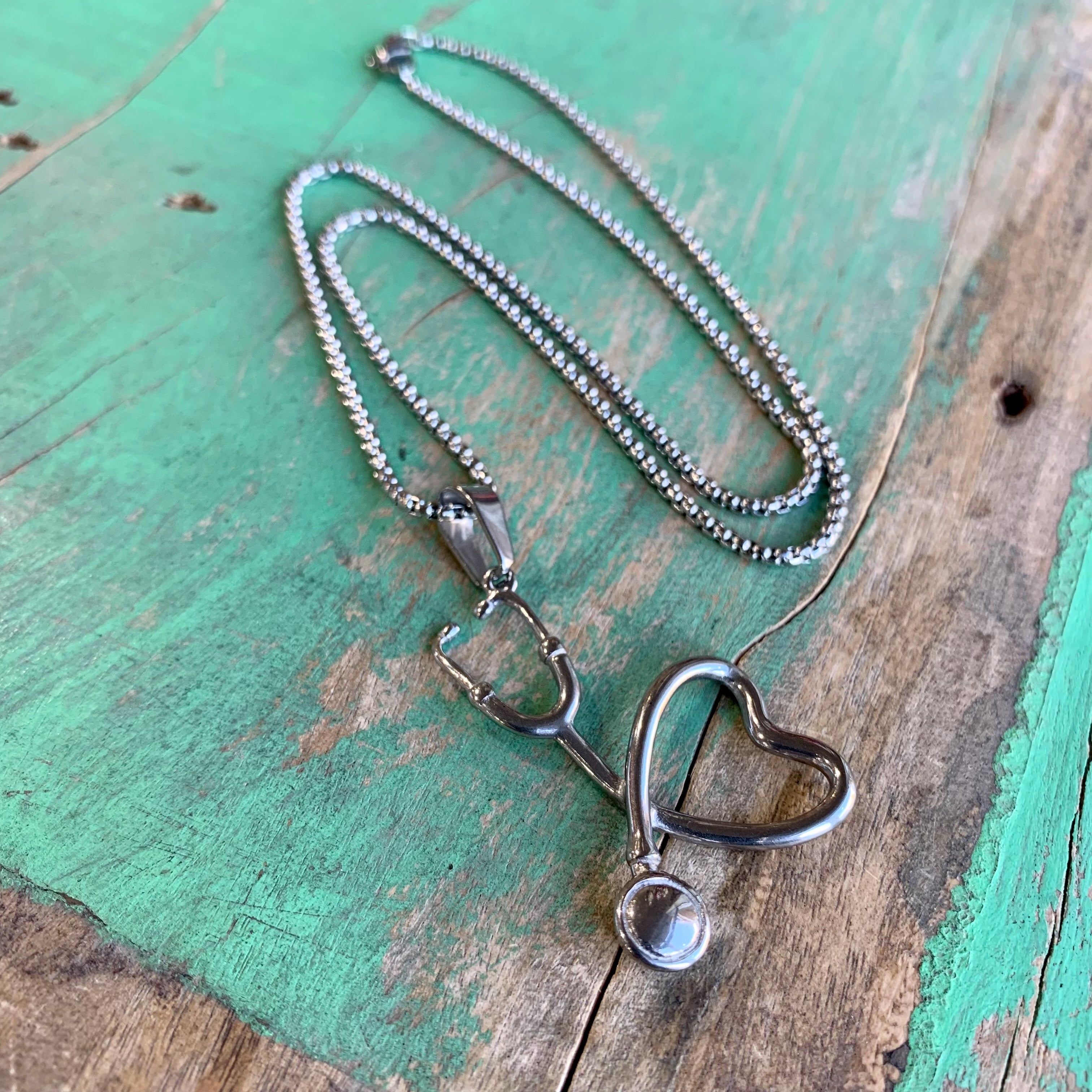 Stethoscope Love Necklace