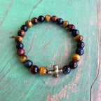 Tiger Eye Faith Bracelet