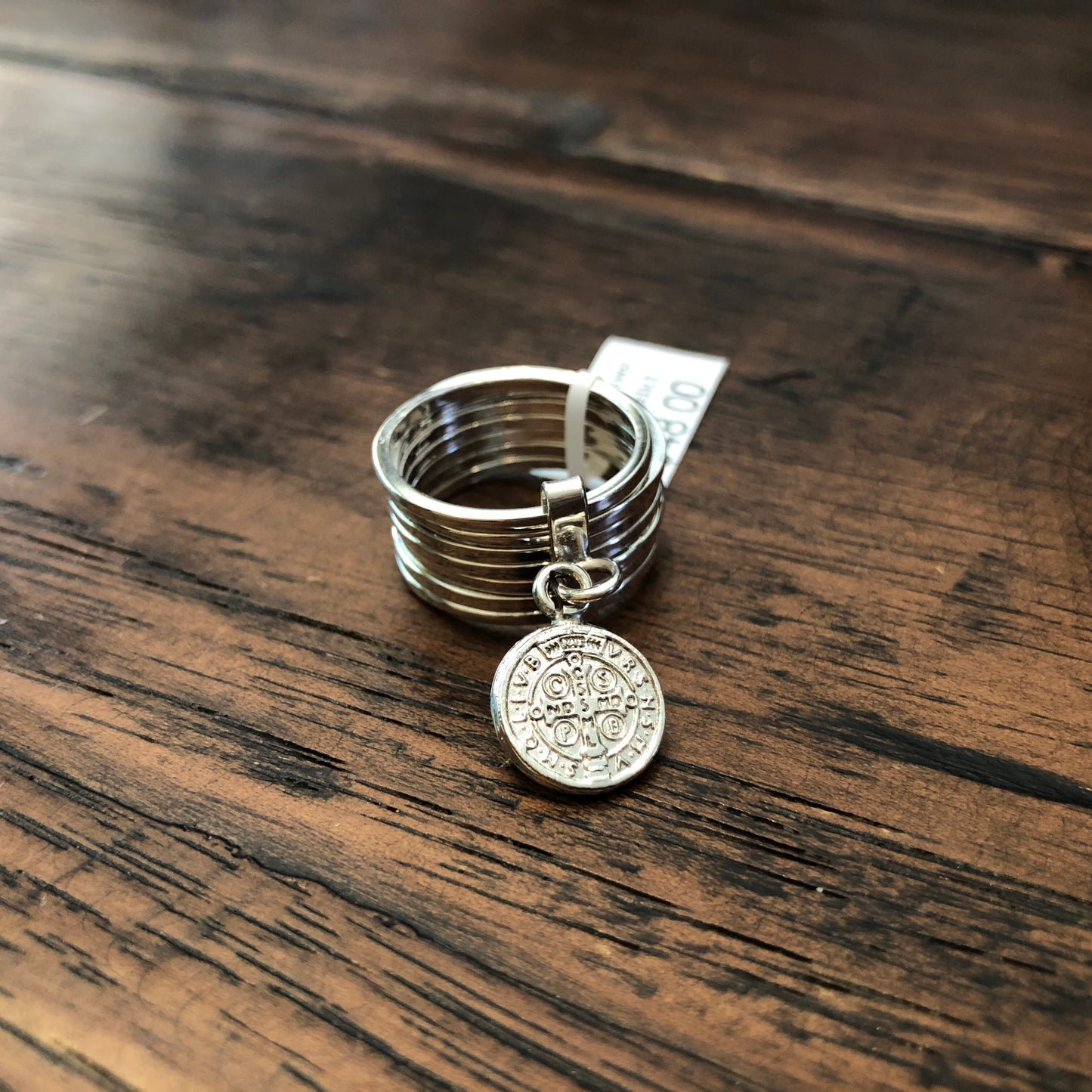 St Benedict Seven Bound Band Ring