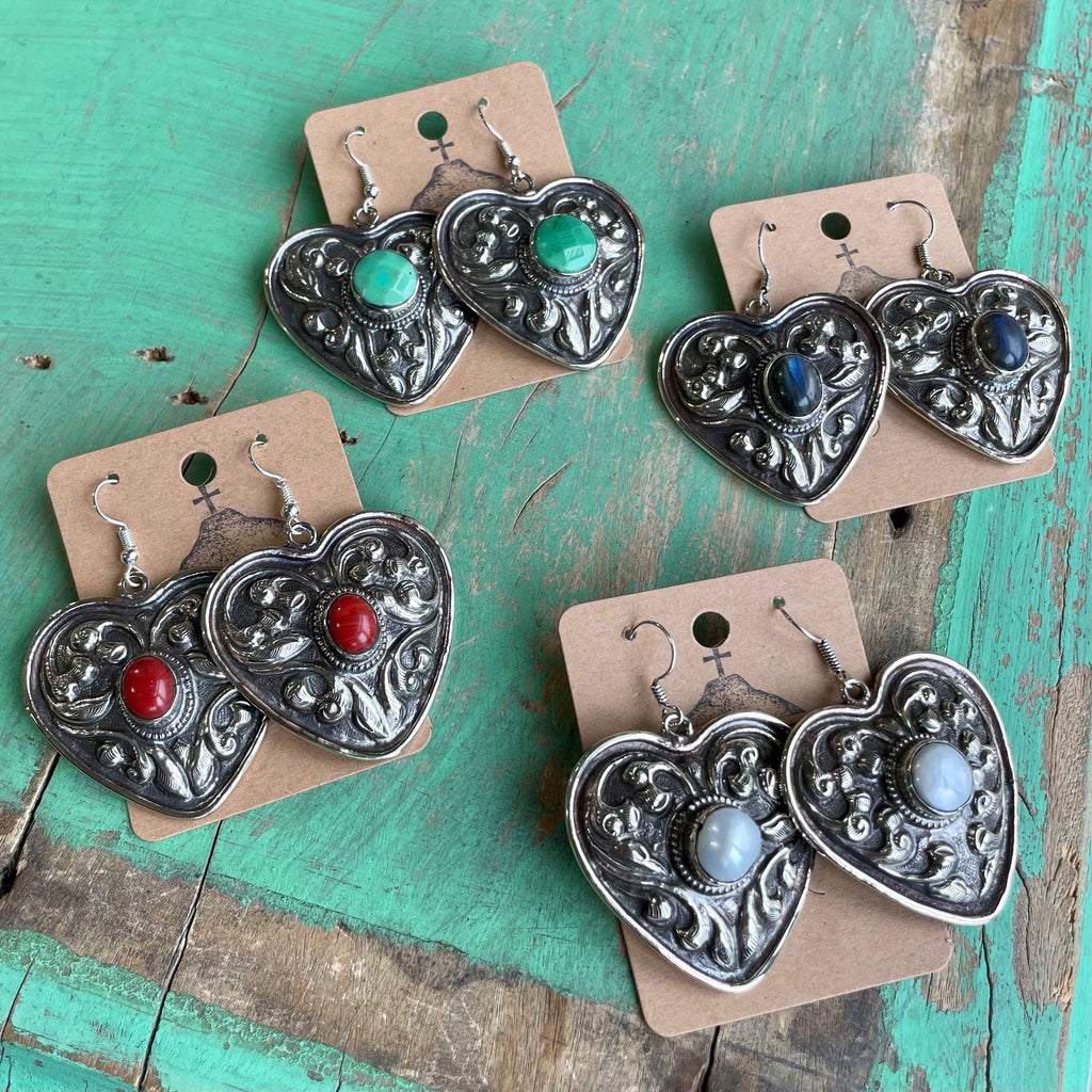 Chunky Heart Earrings