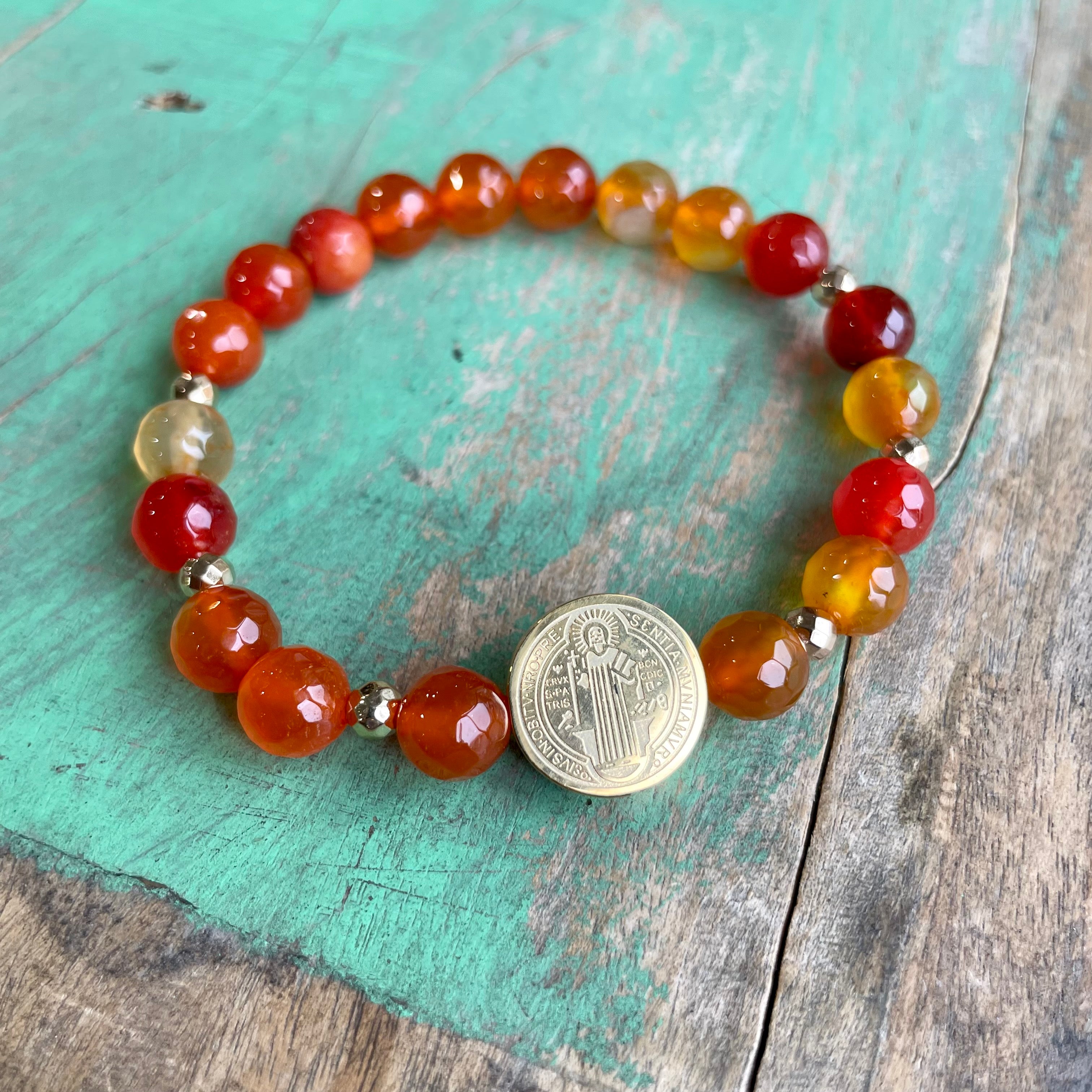 Bright St. Benedict Gold Bracelet