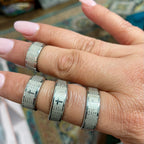 Stainless Steel Ave Maria Ring