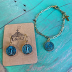 Enamel St Benedict Earrings and Bracelets